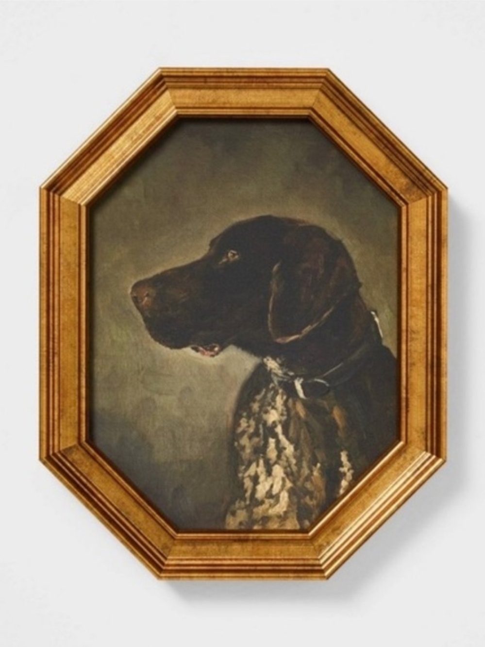 NIB | Threshold Studio McGee Pointer Dog Framed Wall Art | 8"×10"